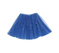 Falda Tutu Niña Falda Tul Niña Tutú Niña Petticoat Tulle Skirt Tutu Estrellas Infantil Fiesta Tutús Faldas de Tul Tutu para Niñas Falda de Tul Corta Tutu Princesa de Niña Tutu Chica Carnaval Azul