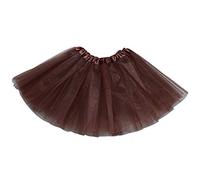 Falda Tutu Niña Tutú Chica Falda Tul Petticoat Tutu Ballet Cumpleaños Tutus para Niñas Disfraz Tutu Skirt Princess Tutu Bailarina Danza Tutús Faldas Volantes Tul Tutu Princesa Niños Fiesta Marrón