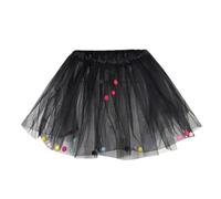 Falda Tutú para Mujer-Europa Y AméRica Sexy Color Smallball Falda Falda Pommel Falda Adulto (Black, One Size)