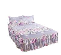 Faldas de La Cama,Cubre Canape Colcha con Falda Volantes, Textiles for el hogar, Ropa de Cama Estampada, cubrecamas, sábanas, Funda Antipolvo(AIDEHUAHAIZI,150x200x40cm 1pc)