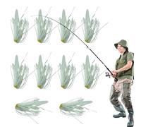 Faldas De Spinner Bait para De, Juego de 10 Faldas Giratorias de Silicona, Accesorios de para Lobo de Mar y Actividades al Aire Libre