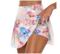 Faldas de Tenis Plisadas Deportivas for Mujer, Pantalones Cortos Yoga for Exteriores, Faldas elásticas for(Pink,4XL)