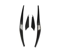 Faldas Laterales para Benz para AMG para GTS para Coupe 2015-2023 Fibra Carbono Labio Delantero Maletero Trasero Falda Lateral Kit Carrocería Alerón Falda Lateral(Splatters)