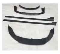 Faldas Laterales para Maserati para Quattroporte Carrocería 2017-2022 Parachoques Fibra Carbono Real Labio Delantero Difusor Trasero Lateral Alerón Falda Lateral(All)