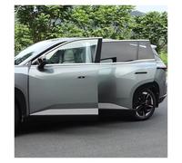 Faldas Laterales Protector Exterior Pegatina para Toyota para BZ3X 2025 Cubierta Embellecedor Vidrio Lateral Puerta Ventana Alerón Falda Lateral(Silver)