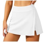 Faldas Mujer Bañador Mujer Shorts De Baño con Ajuste del Vientre A Line De Mujer Pantalones Cortos De Baño De Cintura Alta Pantalones De Baño XXL Blanco