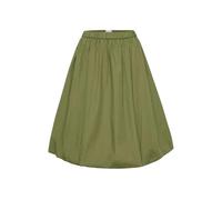 Faldas Mujer Falda De Línea A para Mujer De Color Sólido Falda De Cintura Elástica Beach Vacation Club Streetwear L Verde