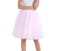 Faldas Mujer Falda Tul Negra Mujer Falda Larga Blanca XL Tutu Bruja Midi Blanco Adulte Jupe Tulle Femme En Rosa Morada Noire De Rouge Gris Violette Jupon Sous Robe Orange Rose Noir Talla Grande