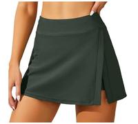 Faldas Mujer Pantalones De Baño para Mujer Belly Tightening A Line Swim Dress Built In Shorts De Baño De Cintura Alta Pantalones De Baño Pantalones De Baño M AG