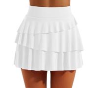 Faldas Mujer Verano Ropa Mujer Tallas Grandes Casual Minifalda Tenis Tul Ancho Deportiva Plisada Boho Padel Falda Midi Ropa Ofertas Flash del Dia 13#Blanco S
