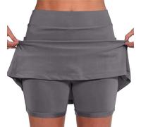 Faldas Mujer Verano Vestidos Verano Mujer 2025 Tallas Grandes Ancho Tul Tenis Minifalda Sexy Deportiva Plisada Fluido Padel Falda Midi Ropa Ofertas Flash 2#Gris 3XL