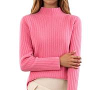 Faldas Mujer Vintage, Falda Larga Mujer Entallada, Minifalda SuéTer Punto Jersey Cuello Alto Ropa Informal Suave CóModo EláStico Blusa Manga Primavera OtoñO E Falda Larga Faldas Vaqueras Minifalda