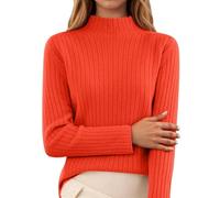 Faldas Mujer Vintage, Falda Larga Mujer Entallada, Minifalda SuéTer Punto Jersey Cuello Alto Ropa Informal Suave CóModo EláStico Blusa Manga Primavera OtoñO E Falda Larga Faldas Vaqueras Minifalda