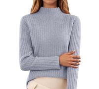 Faldas Mujer Vintage, Falda Larga Mujer Entallada, Minifalda SuéTer Punto Jersey Cuello Alto Ropa Informal Suave CóModo EláStico Blusa Manga Primavera OtoñO E Falda Larga Faldas Vaqueras Minifalda