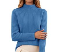 Faldas Mujer Vintage, Falda Larga Mujer Entallada, Minifalda SuéTer Punto Jersey Cuello Alto Ropa Informal Suave CóModo EláStico Blusa Manga Primavera OtoñO E Falda Larga Faldas Vaqueras Minifalda