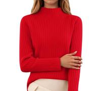 Faldas Mujer Vintage, Falda Larga Mujer Entallada, Minifalda SuéTer Punto Jersey Cuello Alto Ropa Informal Suave CóModo EláStico Blusa Manga Primavera OtoñO E Falda Larga Faldas Vaqueras Minifalda