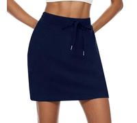 Faldas pantalón para Mujer, Faldas de Verano para Mujer, Falda con cordón, Pantalones Cortos incorporados con Bolsillos, Conjuntos de Tenis