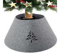 Faldas para árbol de Navidad, delantal, cubierta para árbol de Navidad, decoración para árbol de Navidad, decoración para árbol de Navidad, color negro, M