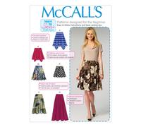 Faldas para se?oras de McCall's Pattern Company M6994, talla Y (X-Small-Small-M)