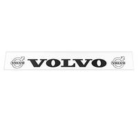 Faldilla faldón de guardabarro Trasero Largo Apto para camión y Remolque Volvo con inscripción de Goma Blanca Flexible y Resistente 240 x 35 cm