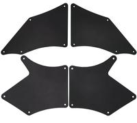 Faldillas Antibarro Carrocería Para Tacoma 2005-2023 Guardabarros Delanteros Y Traseros Del Coche Guardabarros Revestimientos De Guardabarros Faldón Protector