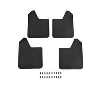 Faldillas Antibarro Guardabarros De Rally para Ford para Focus ST para RS SE para Titanium LT XR5 Mk2 MK3 MK4 2 3 Y 4 ST250 Guardabarros Coche(4pcs-Set Black)