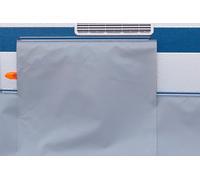 Faldón bajo de invierno hindermann con burlete textil gris claro 7 metros