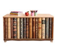 Faldón de Mesa para Profesor rectangular colorida de estantería 180x75 cm | Cubierta de Escritorio de Maestro para Oficina Hogar Sala de Estudio Dormitorio Podios Estanterías Armarios Rincones de