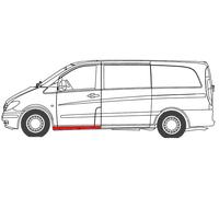 Faldón Einsteigblech Izquierda Se Adapta A: Mercedes Vito/Viano W639