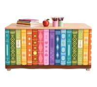 Faldón Escritorio del, Profesor Mantel Decorativo, Colorido 180 x, 75 cm | Compact Cubierta de, Escritorio de Maestro, la Vuelta al, Cole Estudio Dormitorio, Estanterías Armarios y, Rincones
