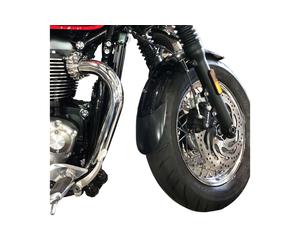 Faldón guardabarros delantero Puig para TRIUMPH SPEEDMASTER 865 18-20 | BONNEVILLE SPEEDMASTER 18-26 Negro