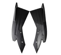 Faldón Lateral 1 Par De Alerones Universales para Parachoques Trasero Difusor Aleta Canard Faldón Lateral Borde ala Envoltura Divisora de Ángulo(Carbon Fiber Color)