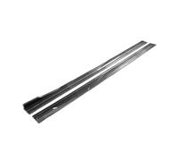 Faldón Lateral 8 Piezas 2 M 2,18 M Separador De Labios Parachoques para Benz Falda Lateral Universal Extensión Placa Basculante Car Side Faldón(Carbon Fiber 2.18M)