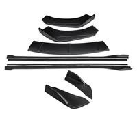 Faldón Lateral Automóvil para Volvo para V40 2013-2019 Parachoques Delantero Alerón Faldones Laterales Extensiones Envoltura Trasera Aletas Tiburón Divisor ABS(Matte Black)