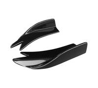 Faldón Lateral Coche para A1 2015-2019 Divisores De Parachoques Trasero Coche Delantales Alerón Maletero Canard Difusor ala Ángulo Envoltura(Carbon Look)