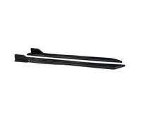 Faldón Lateral Coche para A3 para Clio 4 para Kuga para Geely para Tugella Uds Extensiones Universales Faldón Lateral Coche 41 Pulgadas Rojo Negro(Full Black)