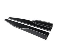 Faldón Lateral Coche para A7 2009-2023 Faldón Lateral Universal Difusor De Parachoques Alerón Delantales Extensiones Alas 75 Cm(Carbon Look)