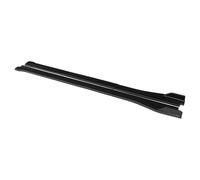 Faldón Lateral Coche para Benz Clase C W204 C63 2007-2014 Falda Lateral De Coche Extensión Placa Basculante Separador Labios Parachoques(Gloss Black)