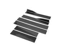 Faldón Lateral Coche para Nissan para SENTRA para Altima para Maxima Falda Lateral Extensión Placa Basculante Winglet Separador De Labios Parachoques(Carbonfiber 2m)