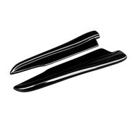 Faldón Lateral Coche para Serie 3 E90 E91 E92 E93 F30 F35 330i 320i 325i M3 Divisores De Parachoques Trasero Delantales Labio Winglet Wrap Angle(Gloss Black)