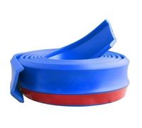 Faldón Lateral Coche Parachoques Delantero del Coche Labio De Goma Tira Protectora Universal Falda Lateral Alerón Cuerpo Divisor(2.5m Blue)