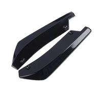 Faldón Lateral Coche Universal para Infiniti G37 Q50 Q60 Q70 2008-2022 Divisores De Parachoques Trasero Alerón Ángulo Labio Protector Arañazos(Glossy Black)