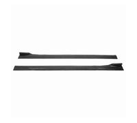 Faldón Lateral del Coche 200 X 11 Cm Estilo Fibra Carbono Tipo 4 Secciones Divisor Izquierdo Derecho para Automóviles Universales Falda Lateral