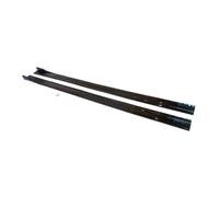 Faldón Lateral del Coche Divisores Alerón Universal Alerones Labio Parachoques Trasero Coche(Negro Brillante 2)