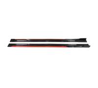 Faldón Lateral del Coche para Alfa para Romeo para Stelvio 2M Falda Lateral De Coche Placa Extensión Labio Separador Parachoques 2,18M Alerón Carreras