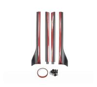 Faldón Lateral Extensión Faldón 4 Uds para Tesla para Modelo Y 2020 2021 2022 2023 Paneles Basculantes Extensión Divisores Labios Alerón Kit Carrocería Parachoques Faldas Laterales Coche(Matte Carbon