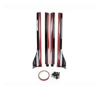Faldón Lateral Extensión Faldón 4 Uds Para Tesla Para Modelo Y 2020 2021 2022 2023 Paneles Basculantes Extensión Divisores Labios Alerón Kit Carrocería Parachoques Faldas Laterales Coche(Bright black)