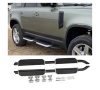 Faldón Lateral Extensión Faldón Estribos Laterales Aluminio para Correr Barras Nerf para Land para Rover para Defender 110 130 4 Puertas L851 2020-2024 2023 2022 2021 2 Uds.(with Sliver Trim)