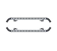 Faldón Lateral Extensión Faldón Estribos Laterales Coche para Land para Rover para Defend 110 Estribo Lateral Izquierdo Y Derecho Barra Nerf Pedal Escaleras Laterales 2 Uds.(1set Silver)