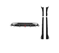 Faldón Lateral Extensión Faldón para Tesla 2024+ para Model 3 para Highland Kit Carrocería Alerón Difusor Trasero Parachoques Delantero Labio Falda Lateral Piezas ala Sport Tunning(Set B)